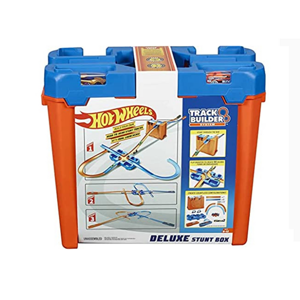 Juego de caja de acrobacias Track Builder de Hot Wheels