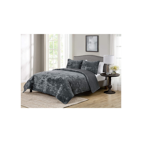 Tahari Luxury Premium Ultra Soft Quilt Coverlet 3 Piece Set