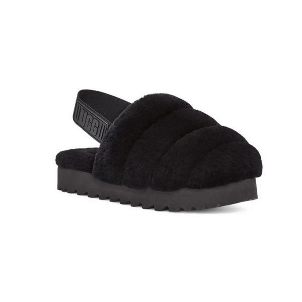 UGG Super Fluff Genuine Shearling Slingback Slippers (3 Colors)