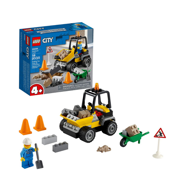 LEGO City Roadwork Truck 60284 Toy Building Kit