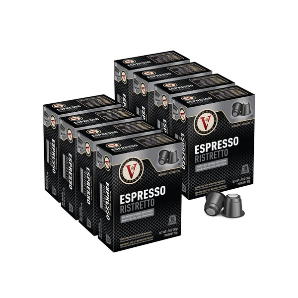 Paquete de 80 cápsulas Nespresso de café expreso Victor Allen's