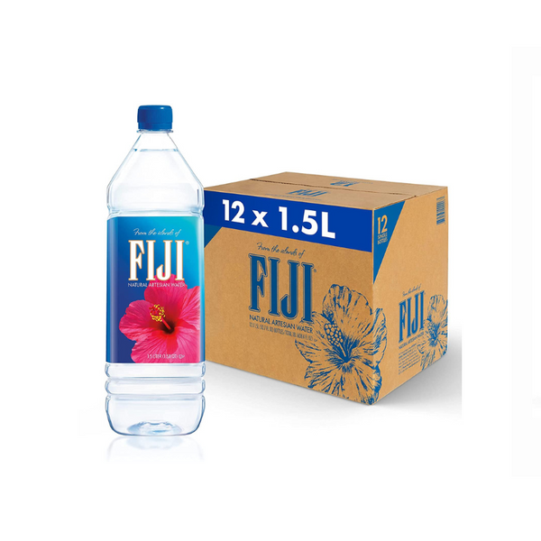 12 Bottles of FIJI Natural Artesian Water (50.7 Fl Ounce)