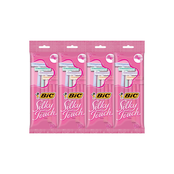 40-Count BIC Silky Touch Women's Twin Blade Disposable Razors