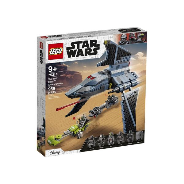 Lanzadera LEGO Star Wars The Bad Batch Attack de 969 piezas