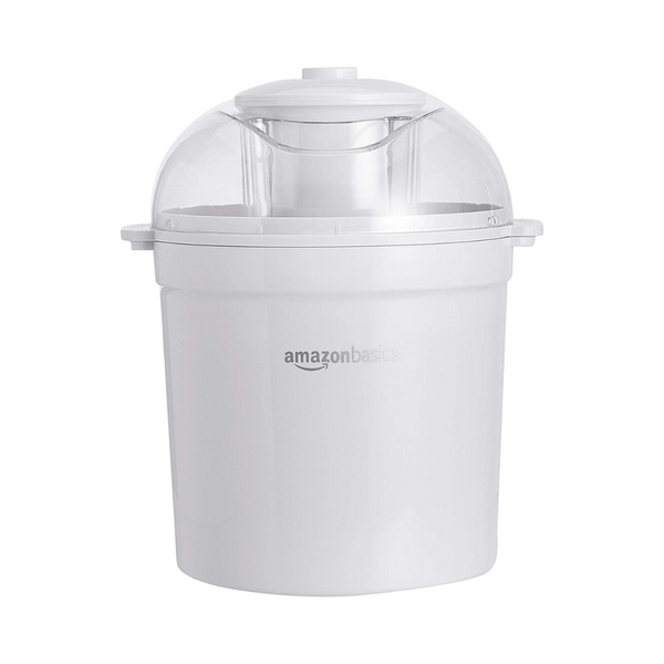 Amazon Basics Máquina para hacer helados casera automática de 1,5 cuartos