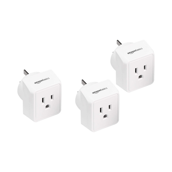 3-Pack Amazon BasicsTravel Plug Adapter