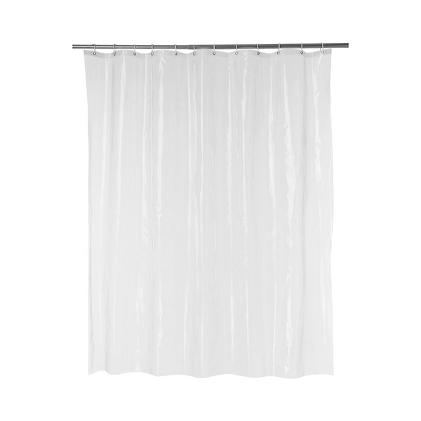 Amazon Basics Water Resistant 8-Gauge PEVA Shower Curtain Liner