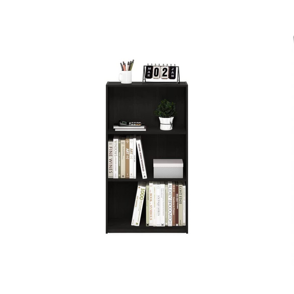 Furinno Basic 3-Tier Bookcase Storage Shelves