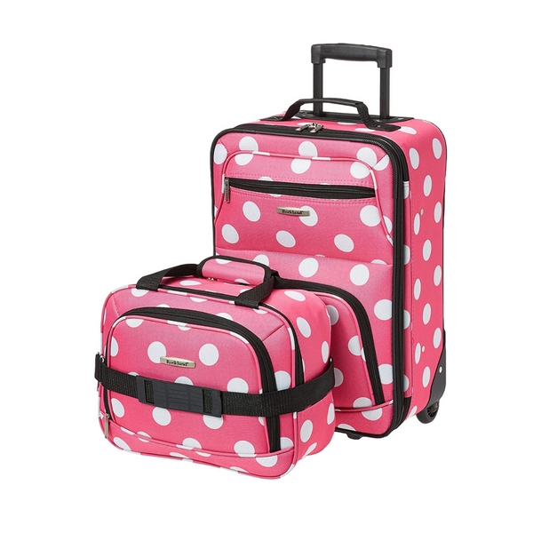 Rockland Fashion Softside Upright Luggage Set