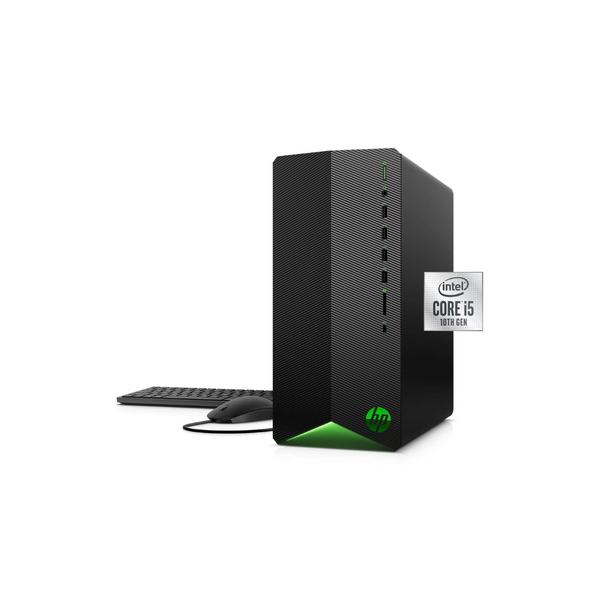 HP Pavilion Gaming Desktop Tower, Intel Core i5-10400F, 8GB RAM, 256GB SSD, Windows 11