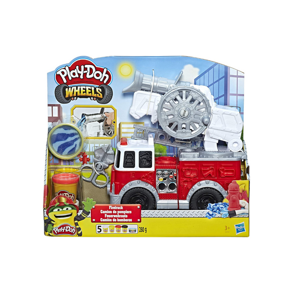 Juguete Play-Doh Wheels Firetruck con 5 colores no tóxicos