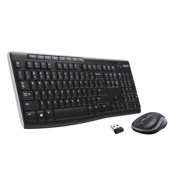 Combinación de teclado y mouse inalámbricos Logitech MK270 para Windows