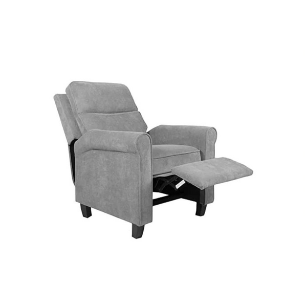 Smugdesk Fabric Push Back Single Recliner Chair