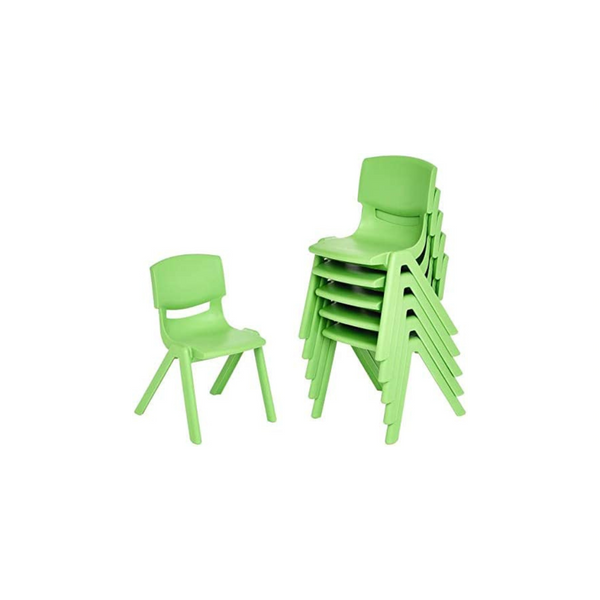 6 Amazon Basics School Classroom Stack Resin Chairs