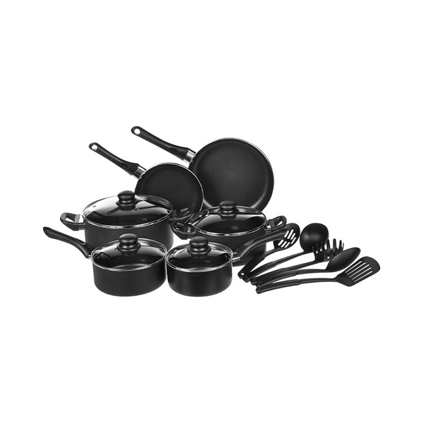 Amazon Basics 15-Piece Non-Stick Cookware Set