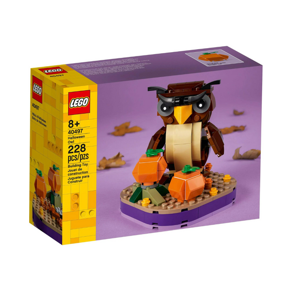 Kit de construcción LEGO Halloween Búho de 228 piezas