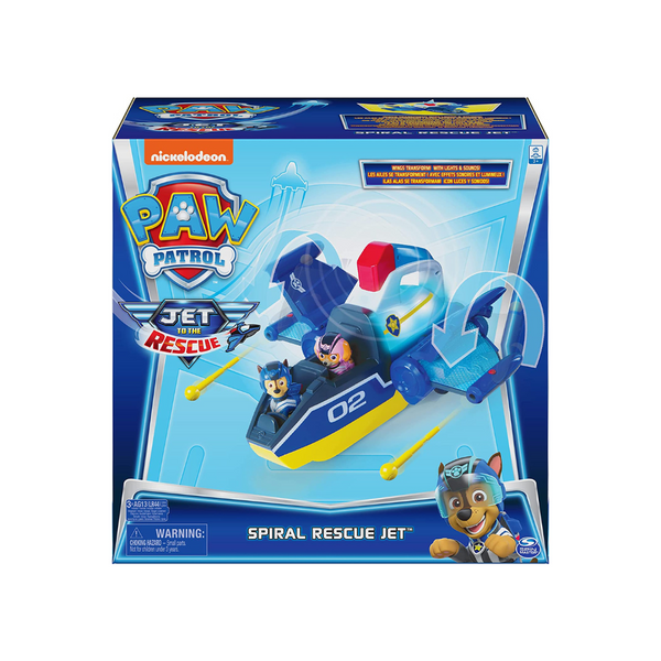 Paw Patrol Jet to The Rescue Deluxe Transforming Spiral Rescue Jet