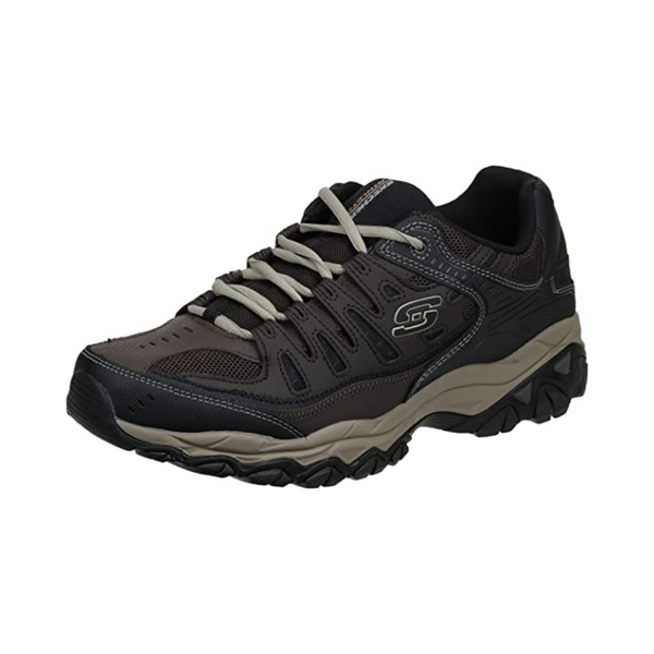 Skechers Men’s Afterburn Memory-Foam Lace-Up Sneakers