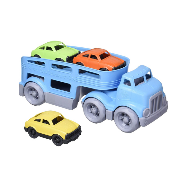 Green Toys Portacoches Juego de imaginación Habilidades motoras Vehículos de juguete para niños