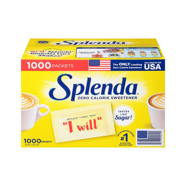 Paquete económico de 1000 paquetes de edulcorante sin calorías Splenda