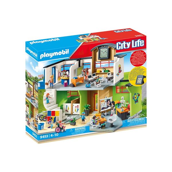 PLAYMOBIL Edificio Escolar Amueblado