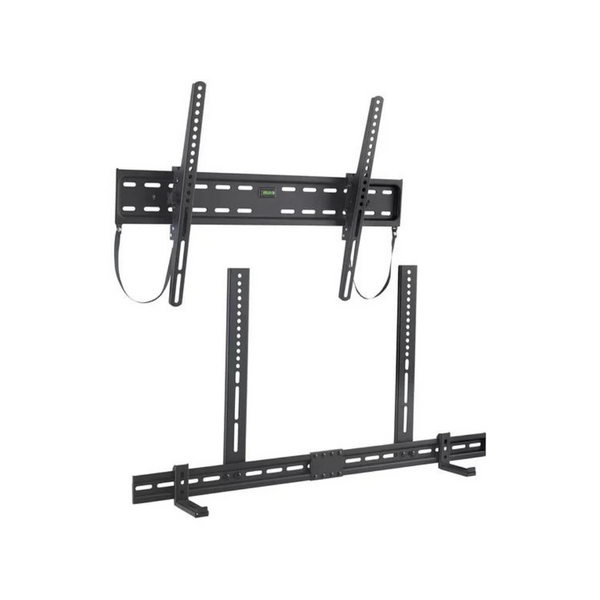 onn. Tilting TV Wall Mount & Soundbar Mount Bundle