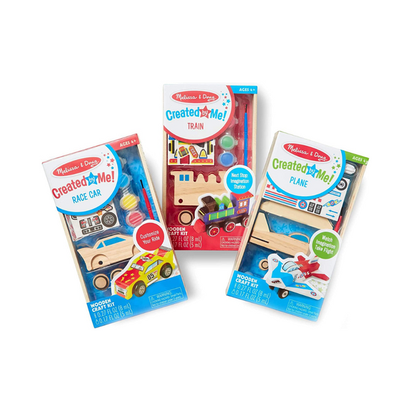 Melissa & Doug Decorate-Your-Own Wooden Craft Kits Set