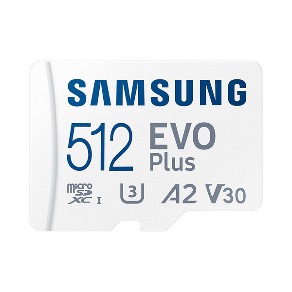 Samsung EVO Plus con adaptador SD Tarjeta Micro SDXC de 512 GB