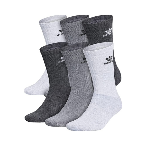 6 pares de calcetines deportivos Trefoil para adulto de adidas Originals