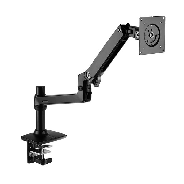 Soporte para monitor individual Amazon Basics con soporte de brazo ajustable