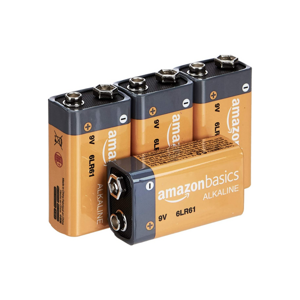 4-Pack Amazon Basics 9V All-Purpose Alkaline Batteries