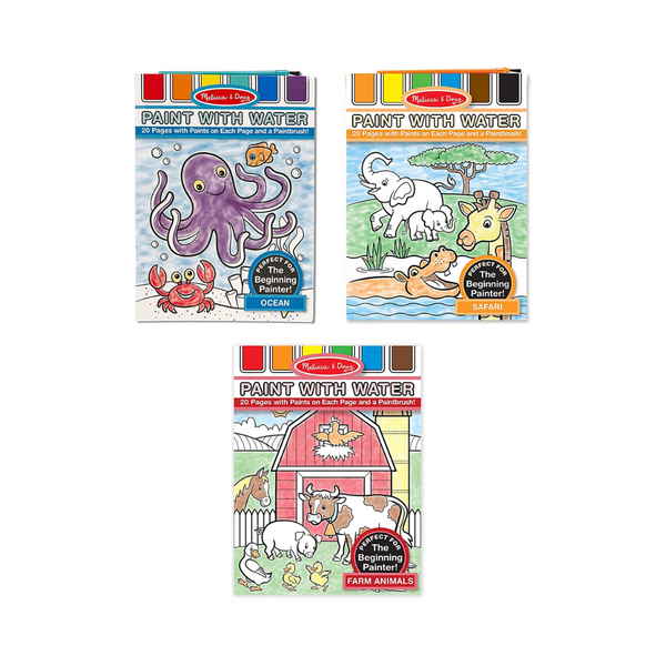 3-Pack Melissa & Doug Kid's Paint with Water Activity Books