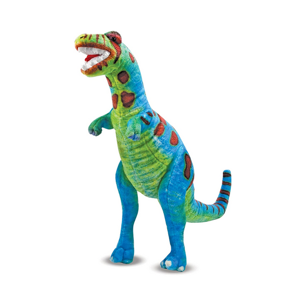 Melissa &amp; Doug Animal de peluche realista, dinosaurio gigante T-Rex