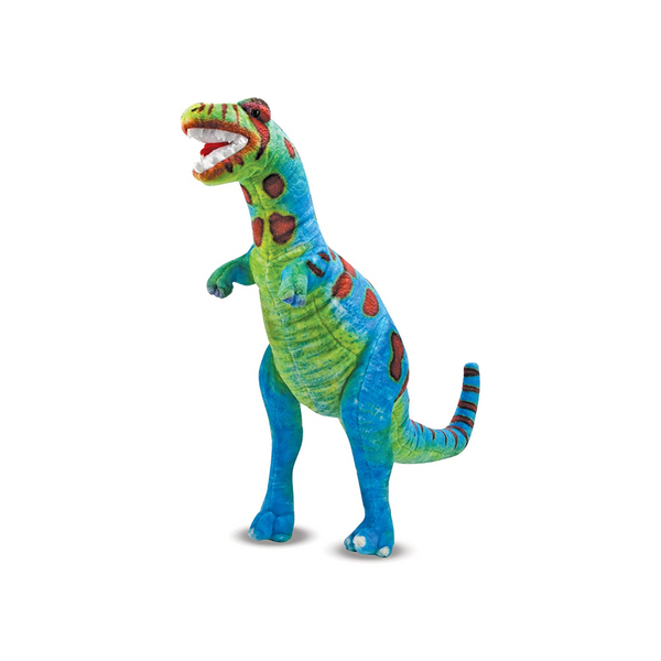 Melissa &amp; Doug Animal de peluche realista, dinosaurio gigante T-Rex