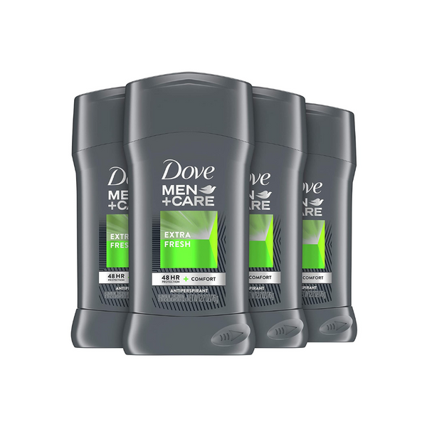 Paquete de 4 2.7 oz. Desodorante antitranspirante Dove Men+Care (aroma extra fresco)