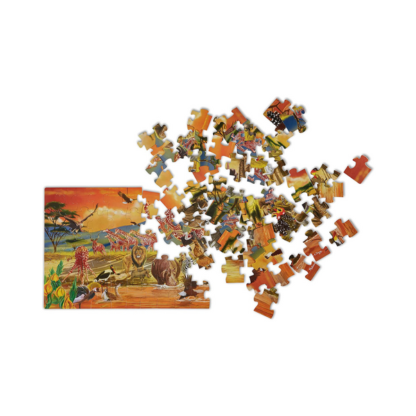 48-Piece Melissa & Doug Construction Vehicles 4-in-1 Wooden Jigsaw Puzzles (Construction)