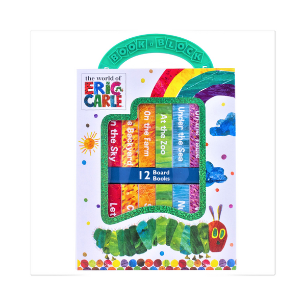 Juego de 12 libros de World of Eric Carle My First Library Board Book