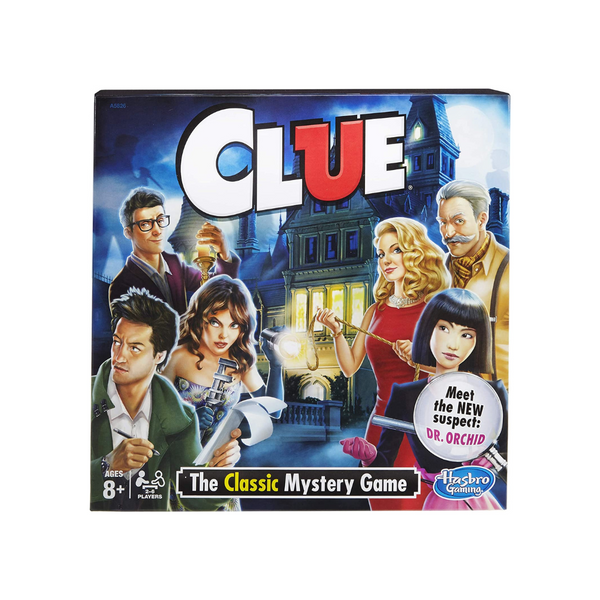 Guess Who, Connect 4, Sorry, Trouble, Clue Game