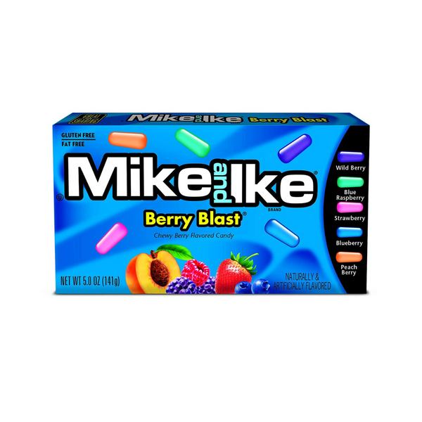 Mike and Ike Berry Blast Chewy Candy, 5 ounce Theater Box (Pack of 12)