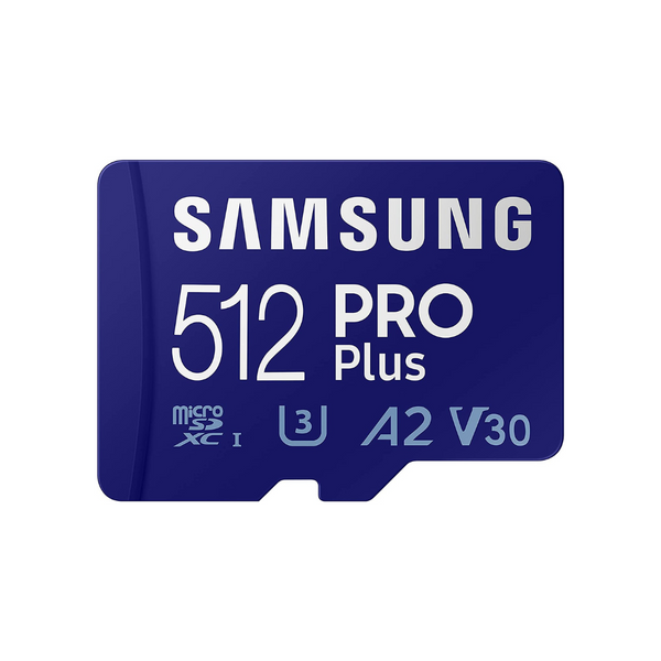 512GB Samsung Pro Plus U3 A2 V30 microSD XC Memory Card w/ Reader