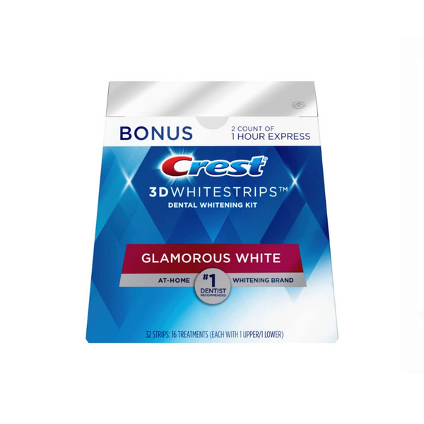 Crest 3D Whitestrips, Glamorous White, Teeth Whitening Strip Kit