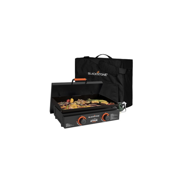 Paquete de regalo con plancha de propano Blackstone Adventure Ready de 22 pulgadas