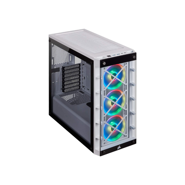 Caja inteligente Corsair Icue 465X RGB Mid-Tower ATX (blanco)