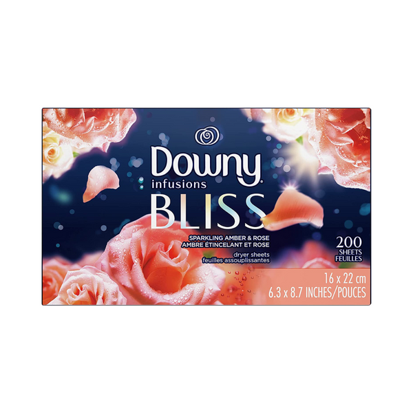 3 cajas de toallitas para secadora Downy Infusions de 200 unidades