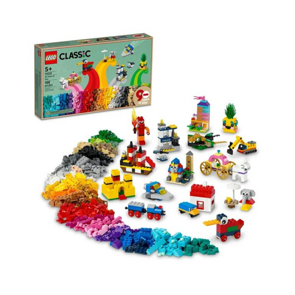 1100-Piece LEGO Classic 90 Years of Play Building Set