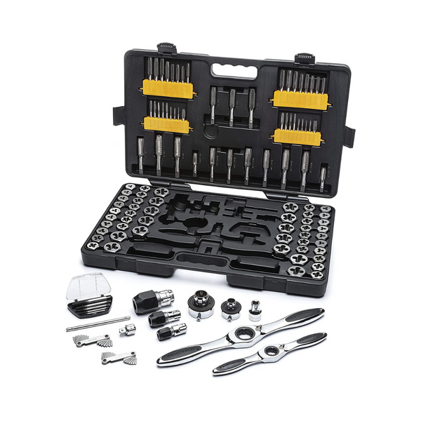 Juego de machos y matrices de trinquete GearWrench de 114 piezas