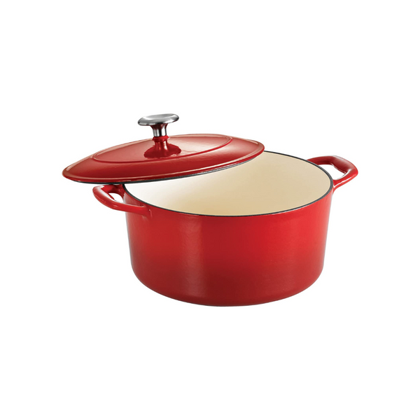 Tramontina Covered Round Dutch Oven Enameled Cast Iron 5.5-Quart