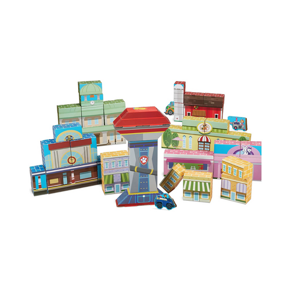 Melissa &amp; Doug Juego de bloques de cartón gigantes de la Patrulla Canina, 41 piezas