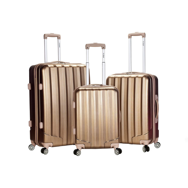 3 Piece Rockland Santa Fe Hardside Spinner Luggage Set