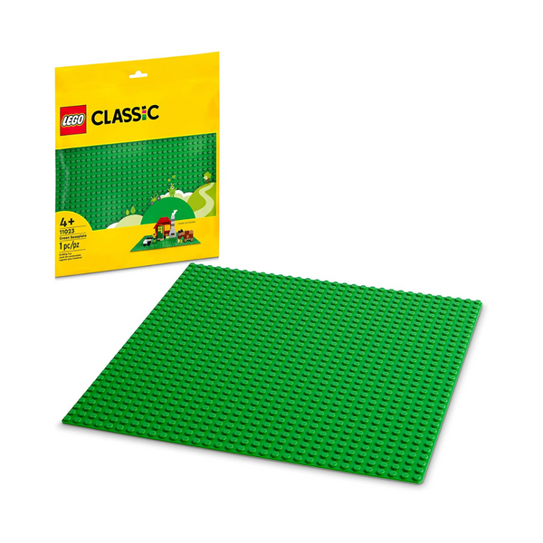 LEGO Classic Green Baseplate 11023 Building Toy Set for Preschool Kids